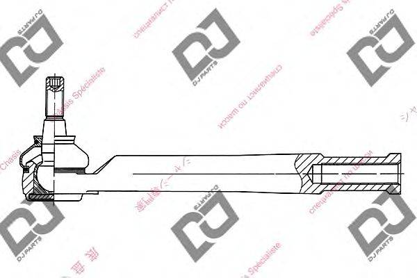 Наконечник поперечной рулевой тяги DJ PARTS DE1274