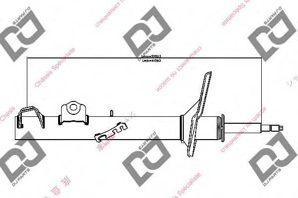 Амортизатор DJ PARTS DS1208GS