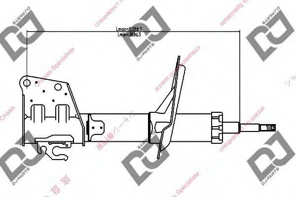 Амортизатор DJ PARTS DS1228GS