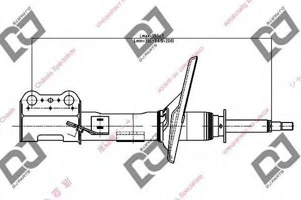 Амортизатор DJ PARTS DS1032GS