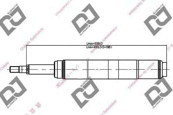 Амортизатор DJ PARTS DS1036GC