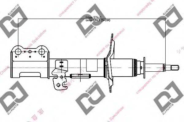 Амортизатор DJ PARTS DS1042GS