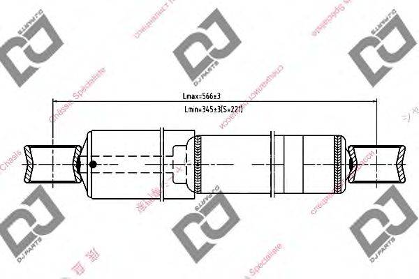 Амортизатор DJ PARTS DS1061GT