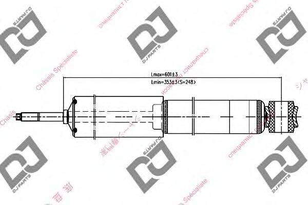 Амортизатор DJ PARTS DS1071HT