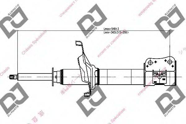 Амортизатор DJ PARTS DS1081GS