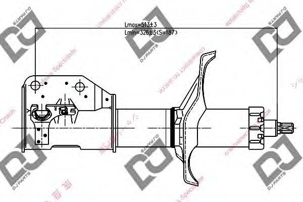 Амортизатор DJ PARTS DS1189GS