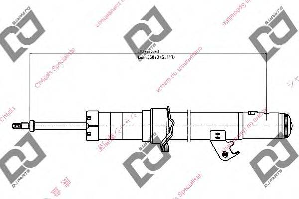 Амортизатор DJ PARTS DS1195GT