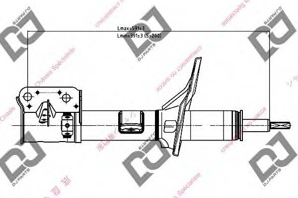 Амортизатор DJ PARTS DS1291GS