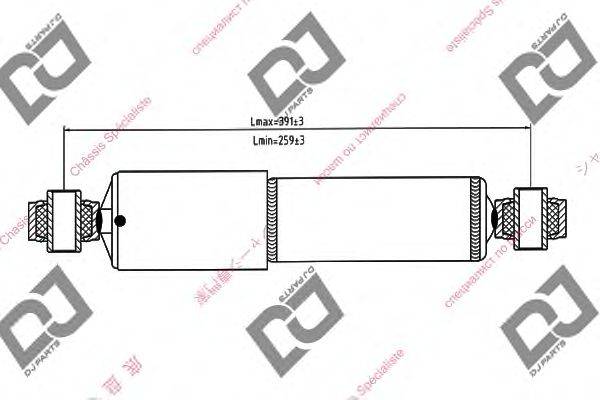 Амортизатор DJ PARTS DS1357GT