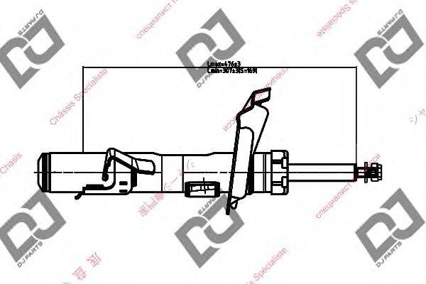 Амортизатор DJ PARTS DS1662GS