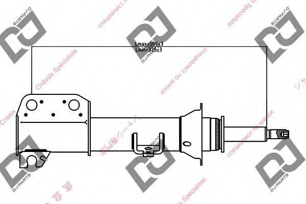 Амортизатор DJ PARTS DS1414GS