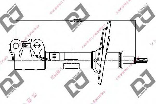 Амортизатор DJ PARTS DS1720GS