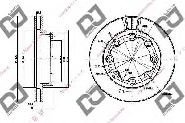 Тормозной диск CHEVROLET 56242