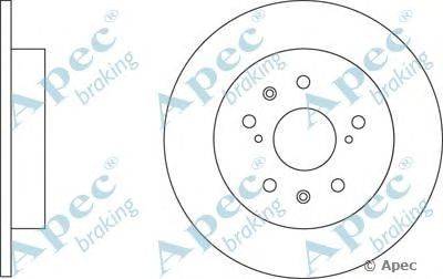 Тормозной диск APEC braking DSK2742