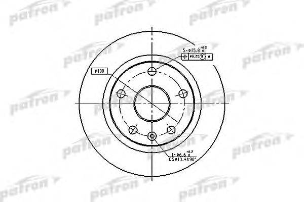 Тормозной диск PATRON PBD2619