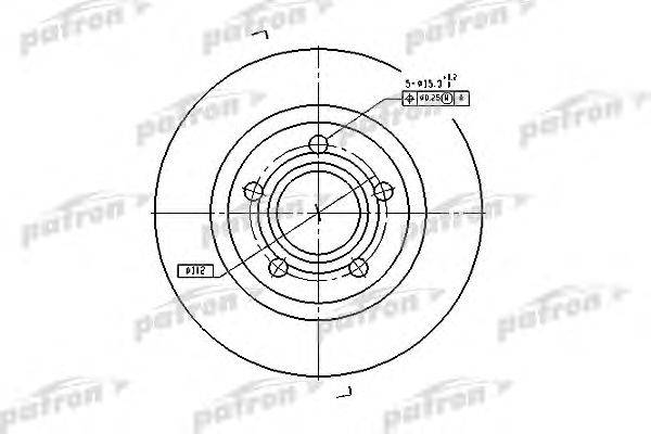 Тормозной диск PATRON PBD4239