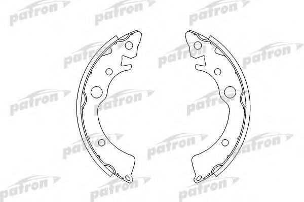 Комплект тормозных колодок PATRON PSP219