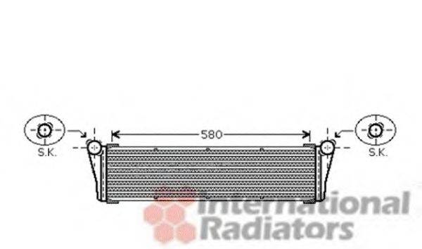 Радиатор, охлаждение двигателя VAN WEZEL 74002053