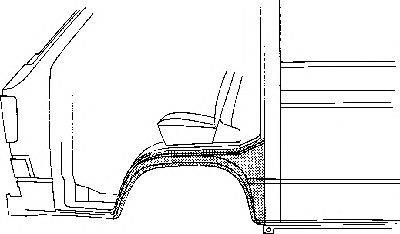 Крыло VAN WEZEL 5870155