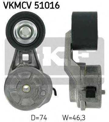 Натяжной ролик, поликлиновой  ремень SKF VKMCV 51016