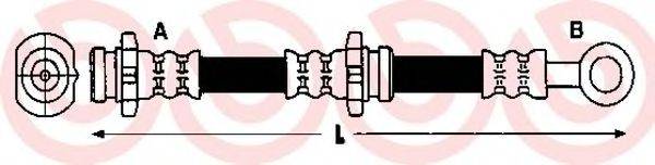 Тормозной шланг BREMBO T56151