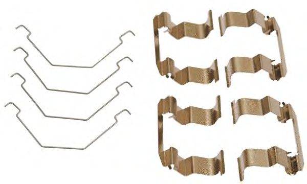 Комплектующие, колодки дискового тормоза PEX 1158