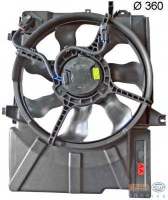 Вентилятор, охлаждение двигателя HELLA 8EW351041411