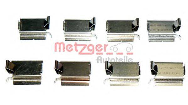 Комплектующие, колодки дискового тормоза METZGER 1091820