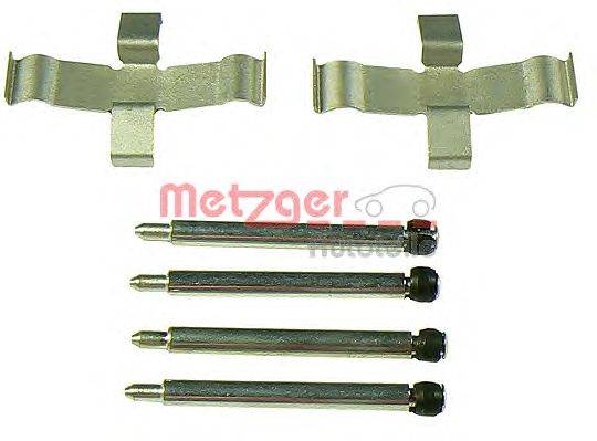 Комплектующие, колодки дискового тормоза METZGER 109-1040