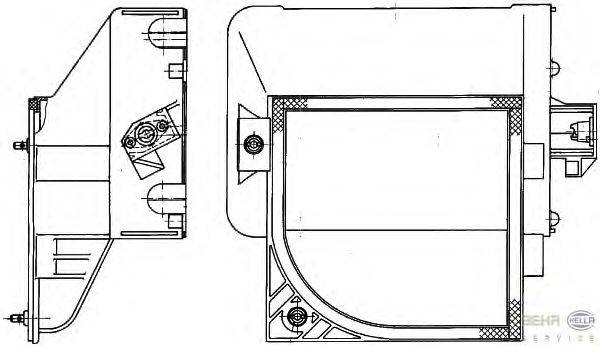 Корпус BEHR HELLA SERVICE 8FZ 351 314-641