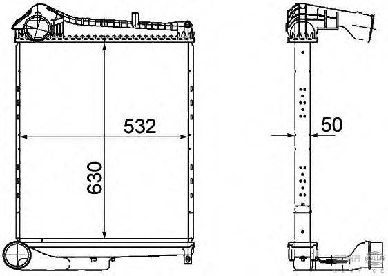 Интеркулер BEHR HELLA SERVICE 8ML 376 756-091