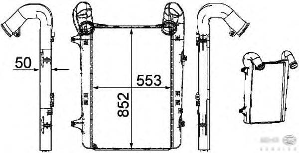 Интеркулер BEHR HELLA SERVICE 8ML 376 756-101