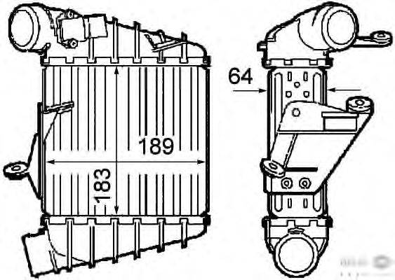 Интеркулер BEHR HELLA SERVICE 8ML 376 760-581