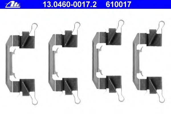 Комплектующие, колодки дискового тормоза ATE 13046000172