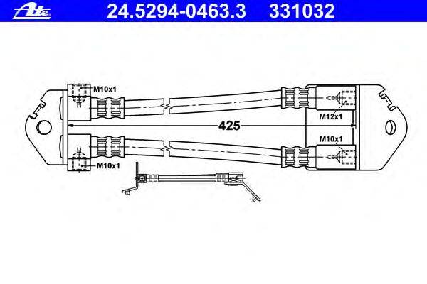 Тормозной шланг ATE 331032