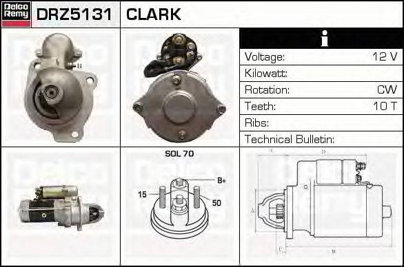 Стартер DELCO REMY DRZ5131