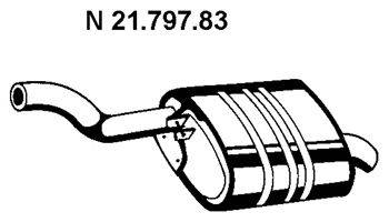 Глушитель выхлопных газов конечный EBERSPÄCHER 21.797.83