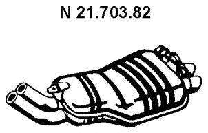 Глушитель выхлопных газов конечный EBERSPÄCHER 21.703.82
