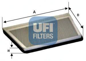 Фильтр, воздух во внутренном пространстве UFI 5419400