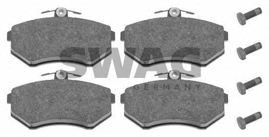Комплект тормозных колодок, дисковый тормоз SWAG 025 213 6619/W