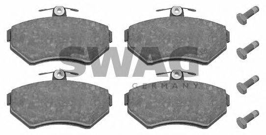 Комплект тормозных колодок, дисковый тормоз SWAG 30916336