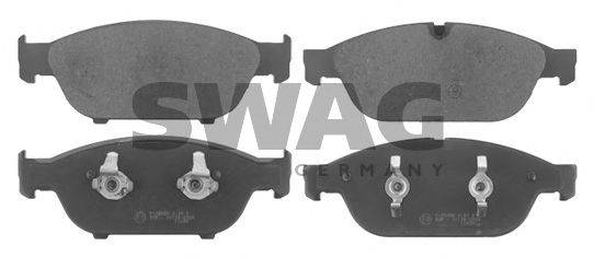 Комплект тормозных колодок, дисковый тормоз SWAG 25159