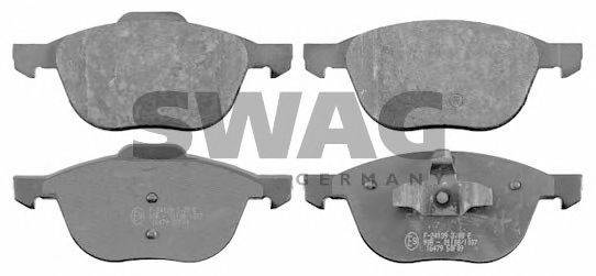 Комплект тормозных колодок, дисковый тормоз SWAG 0252372318