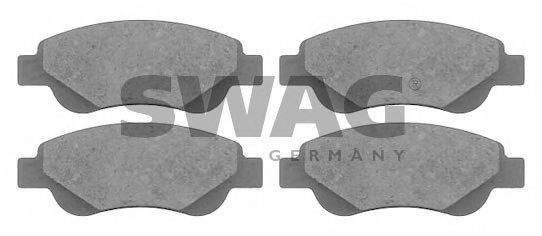 Комплект тормозных колодок, дисковый тормоз SWAG 0252395917