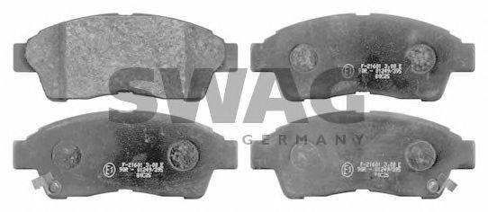 Комплект тормозных колодок, дисковый тормоз SWAG 81916616