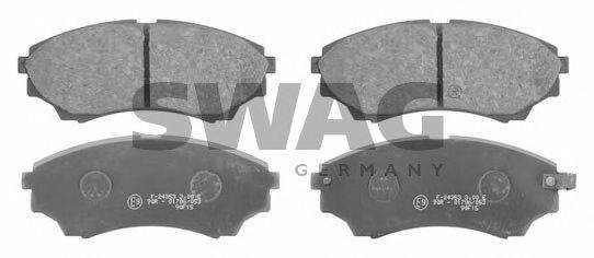 Комплект тормозных колодок, дисковый тормоз SWAG 83916739