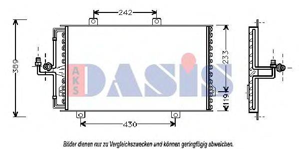 Конденсатор, кондиционер AKS DASIS 1020301