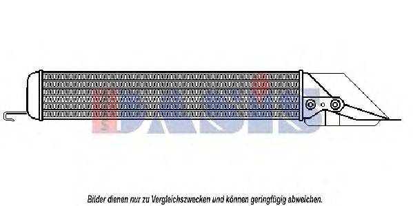 масляный радиатор, двигательное масло AKS DASIS 1461101