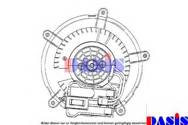 Вентилятор салона AKS DASIS 058011N