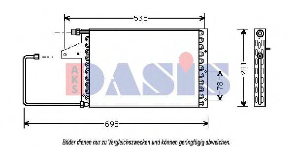 Конденсатор, кондиционер AKS DASIS 062330N